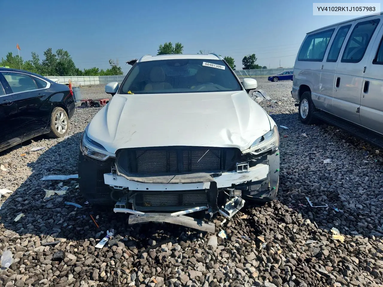 2018 Volvo Xc60 T5 Momentum VIN: YV4102RK1J1057983 Lot: 60407306