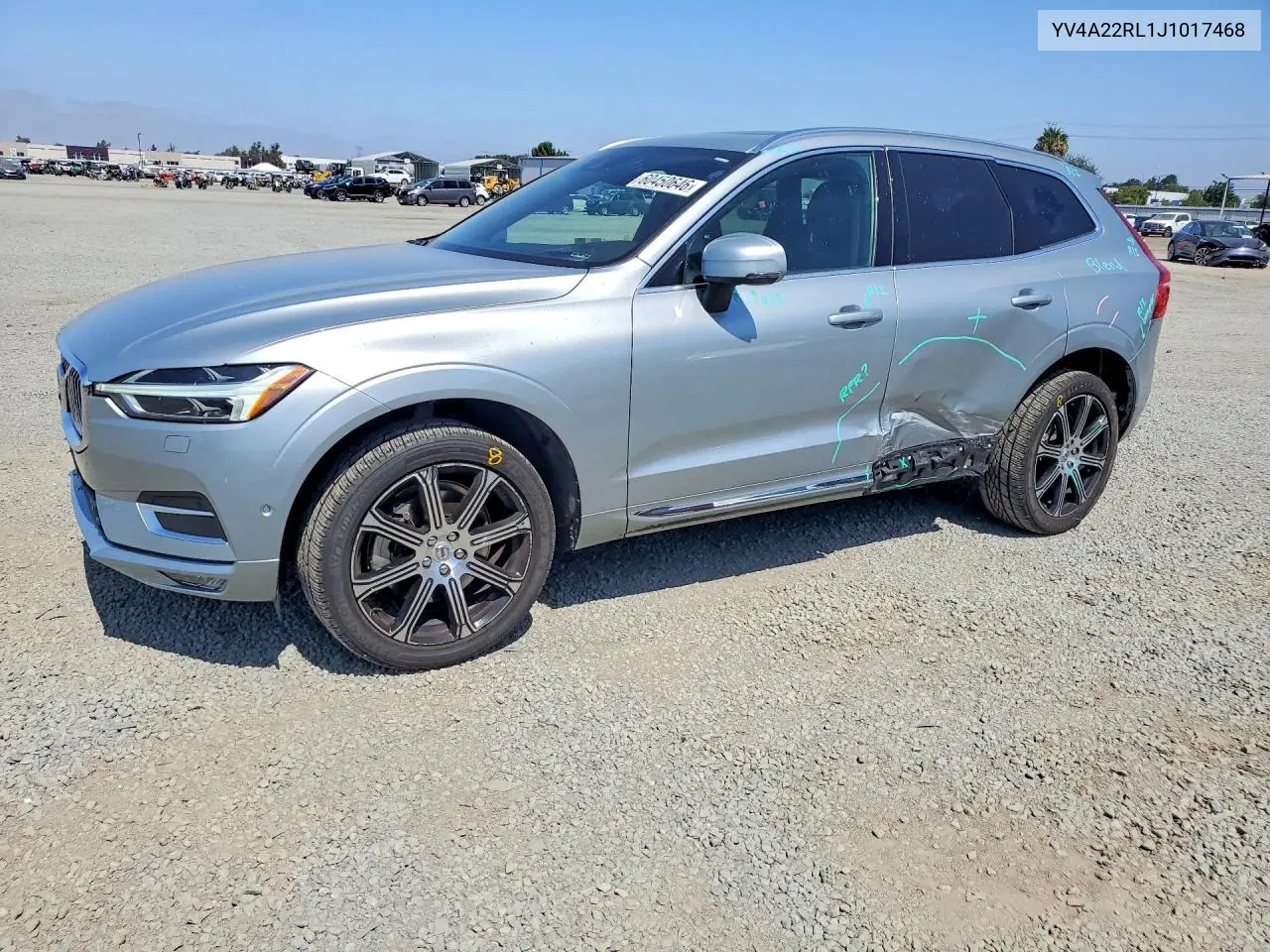 2018 Volvo Xc60 T6 Inscription VIN: YV4A22RL1J1017468 Lot: 60450646