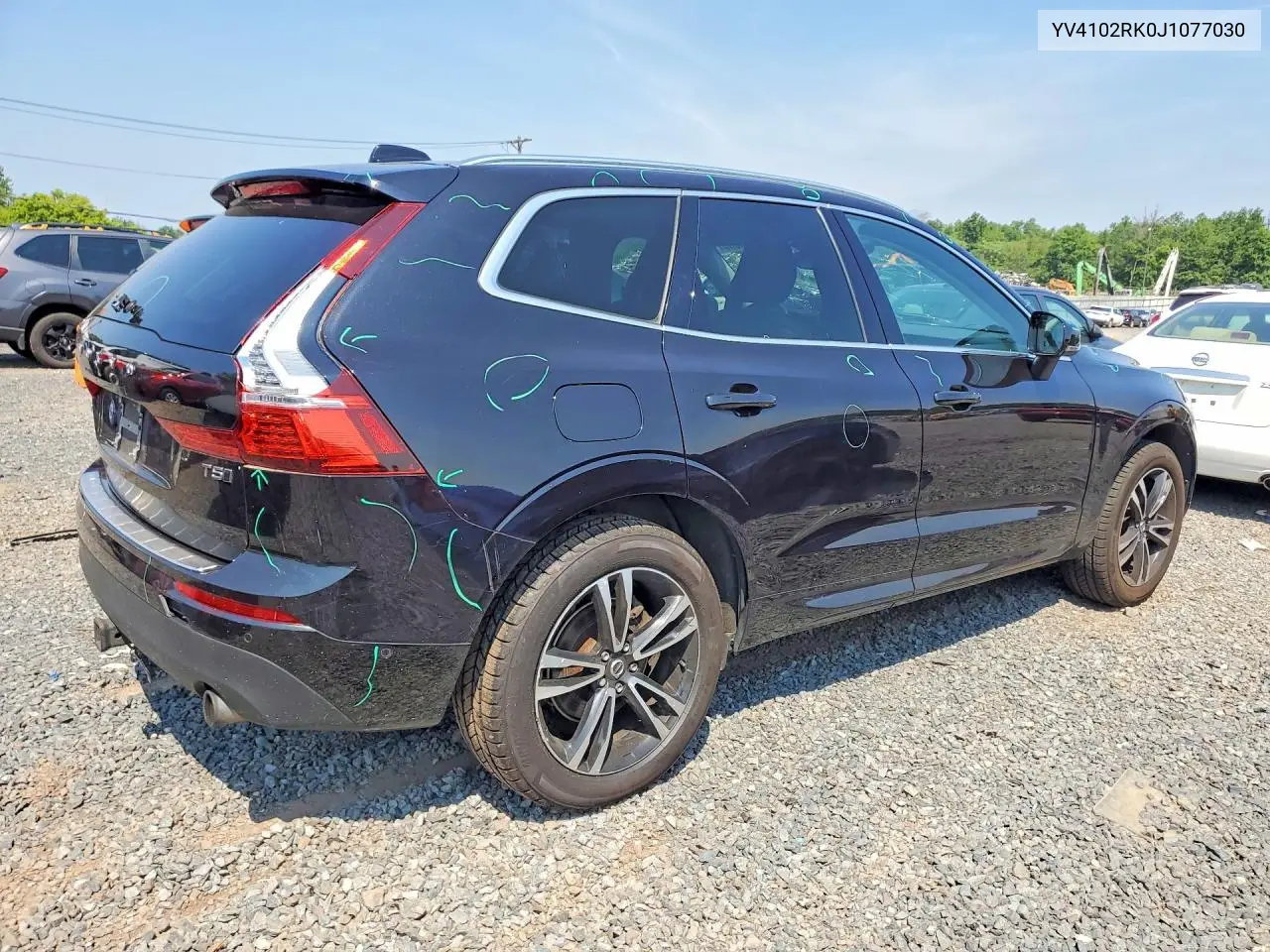 2018 Volvo Xc60 T5 Momentum VIN: YV4102RK0J1077030 Lot: 60818006