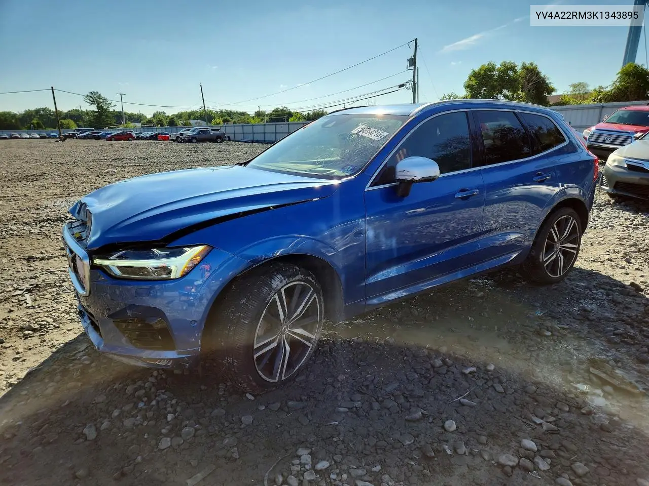 2019 Volvo Xc60 T6 R-Design VIN: YV4A22RM3K1343895 Lot: 59304216