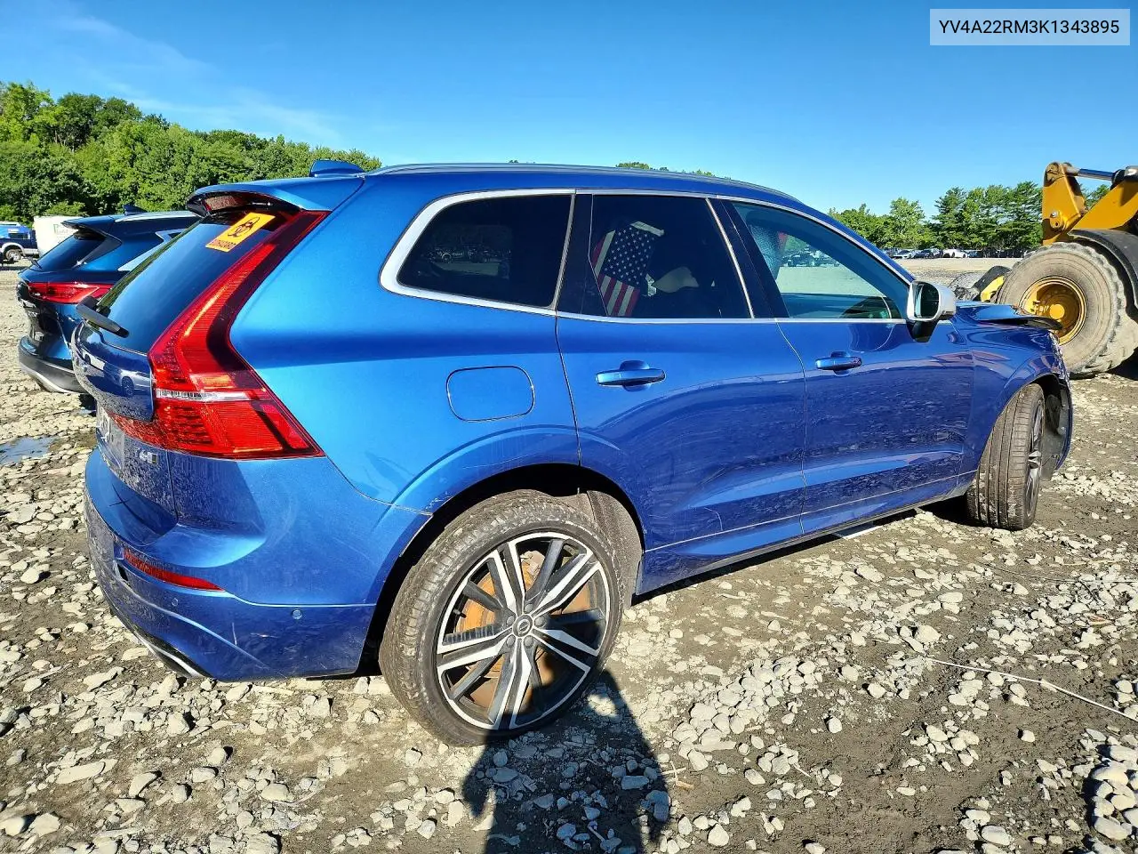 2019 Volvo Xc60 T6 R-Design VIN: YV4A22RM3K1343895 Lot: 59304216
