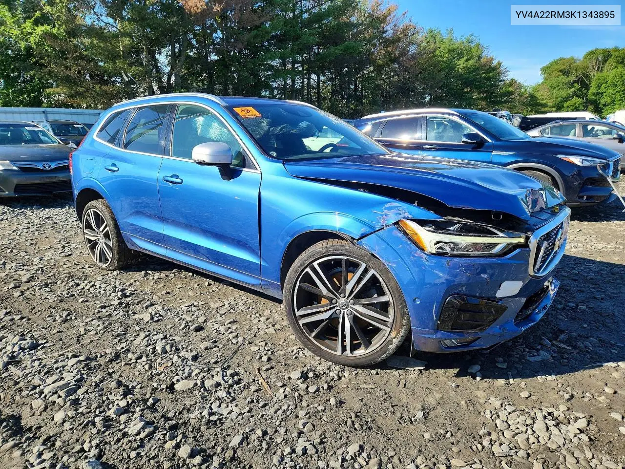 2019 Volvo Xc60 T6 R-Design VIN: YV4A22RM3K1343895 Lot: 59304216