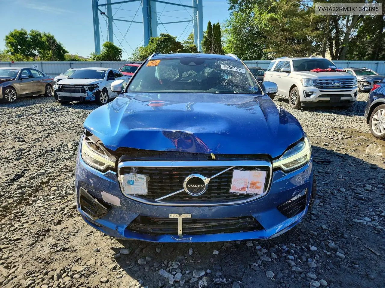 2019 Volvo Xc60 T6 R-Design VIN: YV4A22RM3K1343895 Lot: 59304216