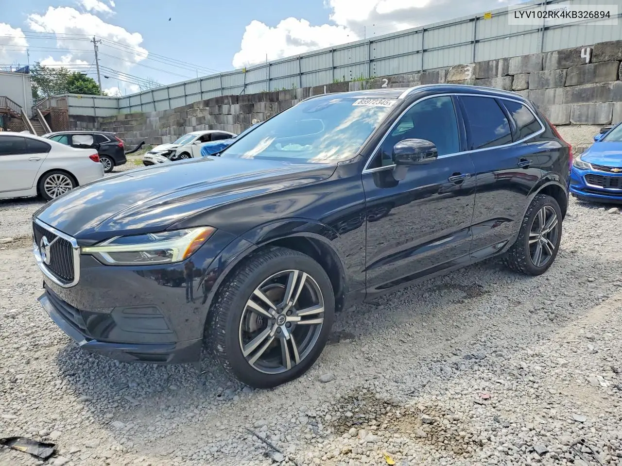 2019 Volvo Xc60 T5 VIN: LYV102RK4KB326894 Lot: 85972345