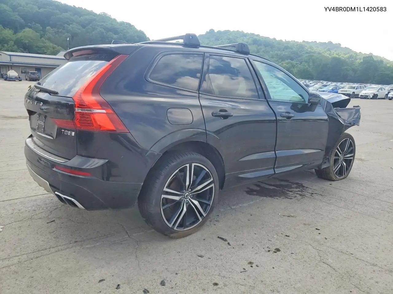 2020 Volvo Xc60 T8 R-Design VIN: YV4BR0DM1L1420583 Lot: 58890106