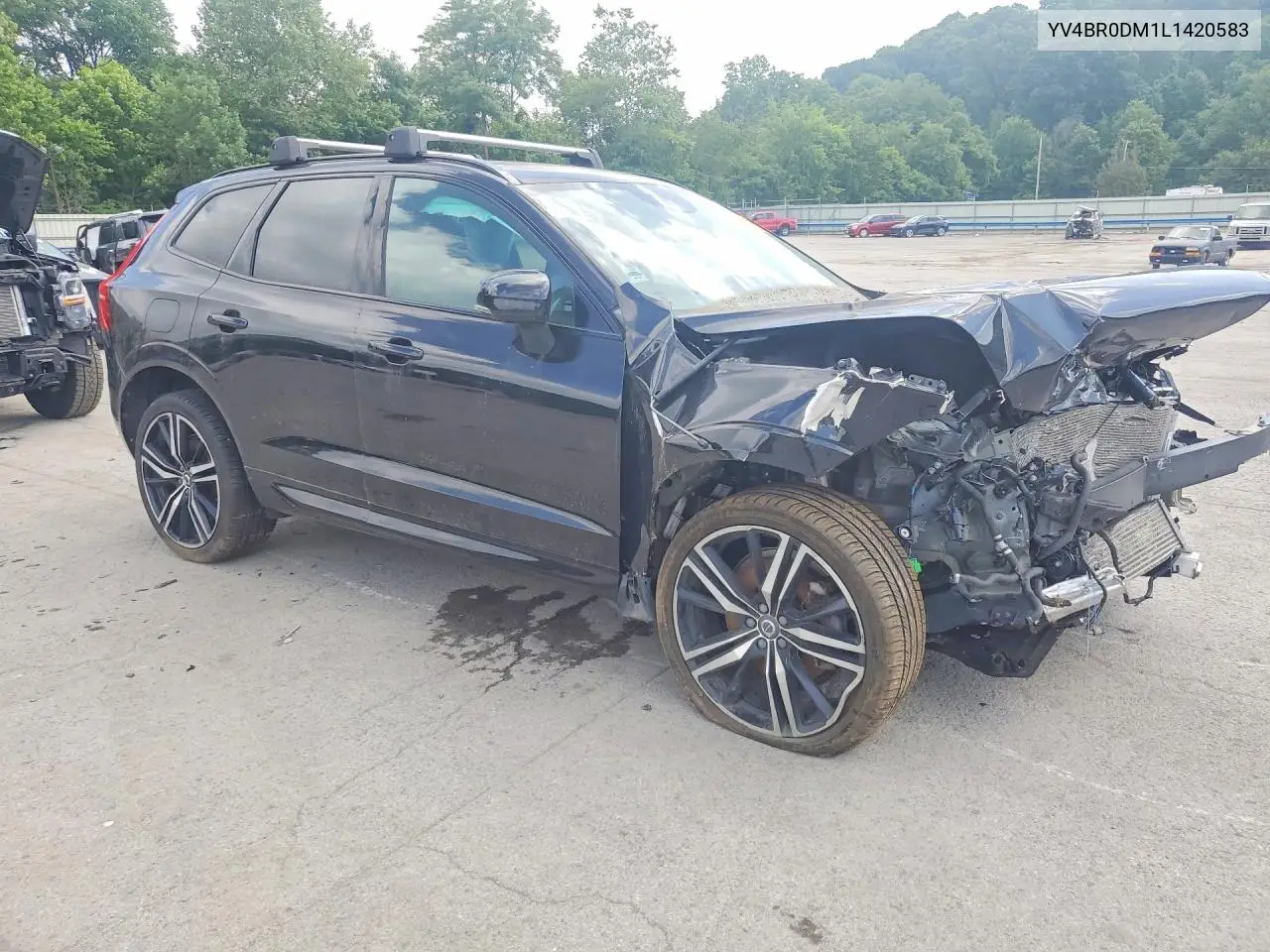 2020 Volvo Xc60 T8 R-Design VIN: YV4BR0DM1L1420583 Lot: 58890106