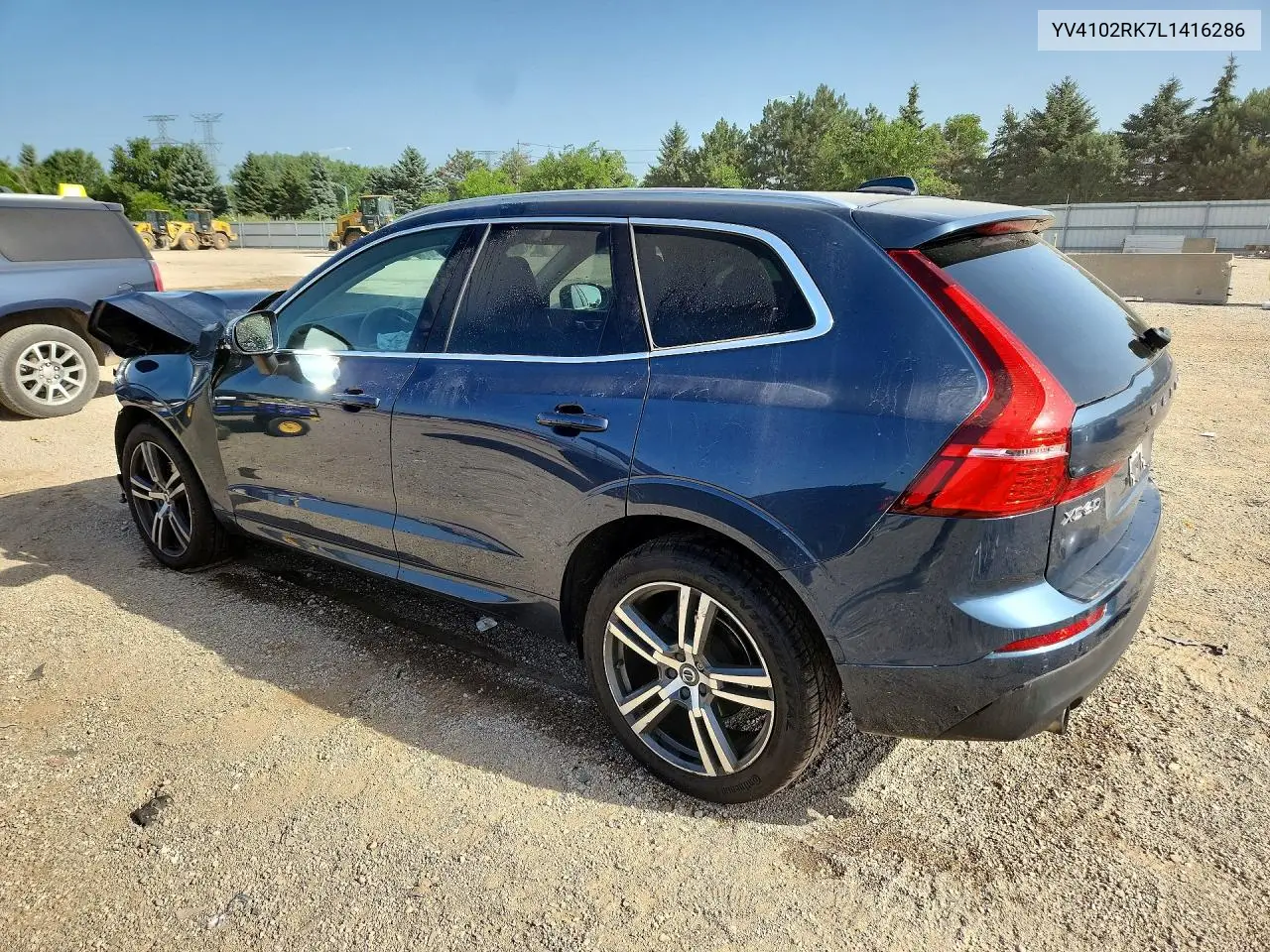 2020 Volvo Xc60 T5 Momentum VIN: YV4102RK7L1416286 Lot: 59329426