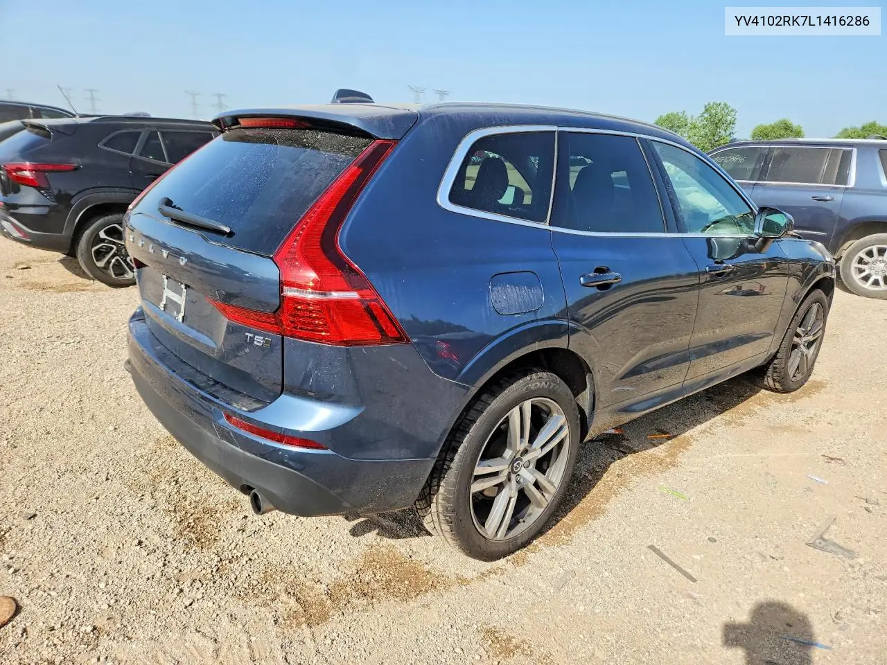 2020 Volvo Xc60 T5 Momentum VIN: YV4102RK7L1416286 Lot: 59329426
