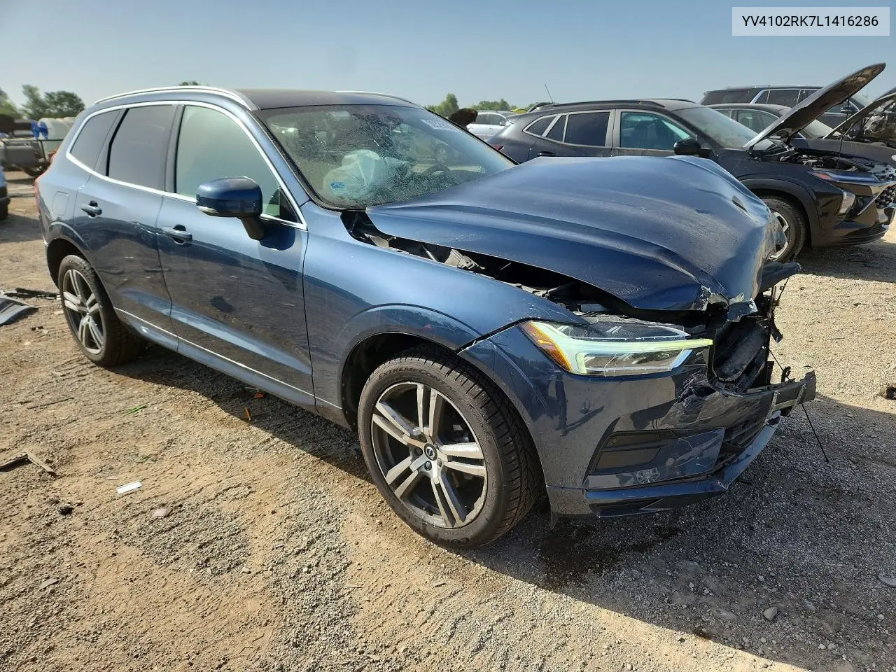 2020 Volvo Xc60 T5 Momentum VIN: YV4102RK7L1416286 Lot: 59329426