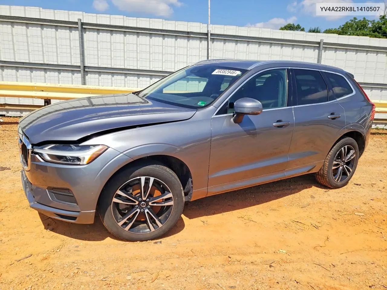 2020 Volvo Xc60 T6 Momentum VIN: YV4A22RK8L1410507 Lot: 59382946