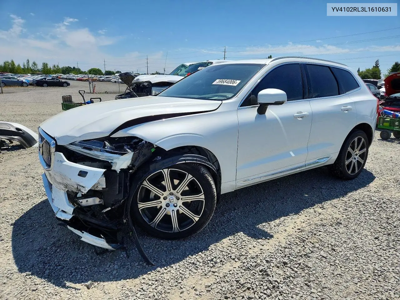 2020 Volvo Xc60 T5 Inscription VIN: YV4102RL3L1610631 Lot: 59684006