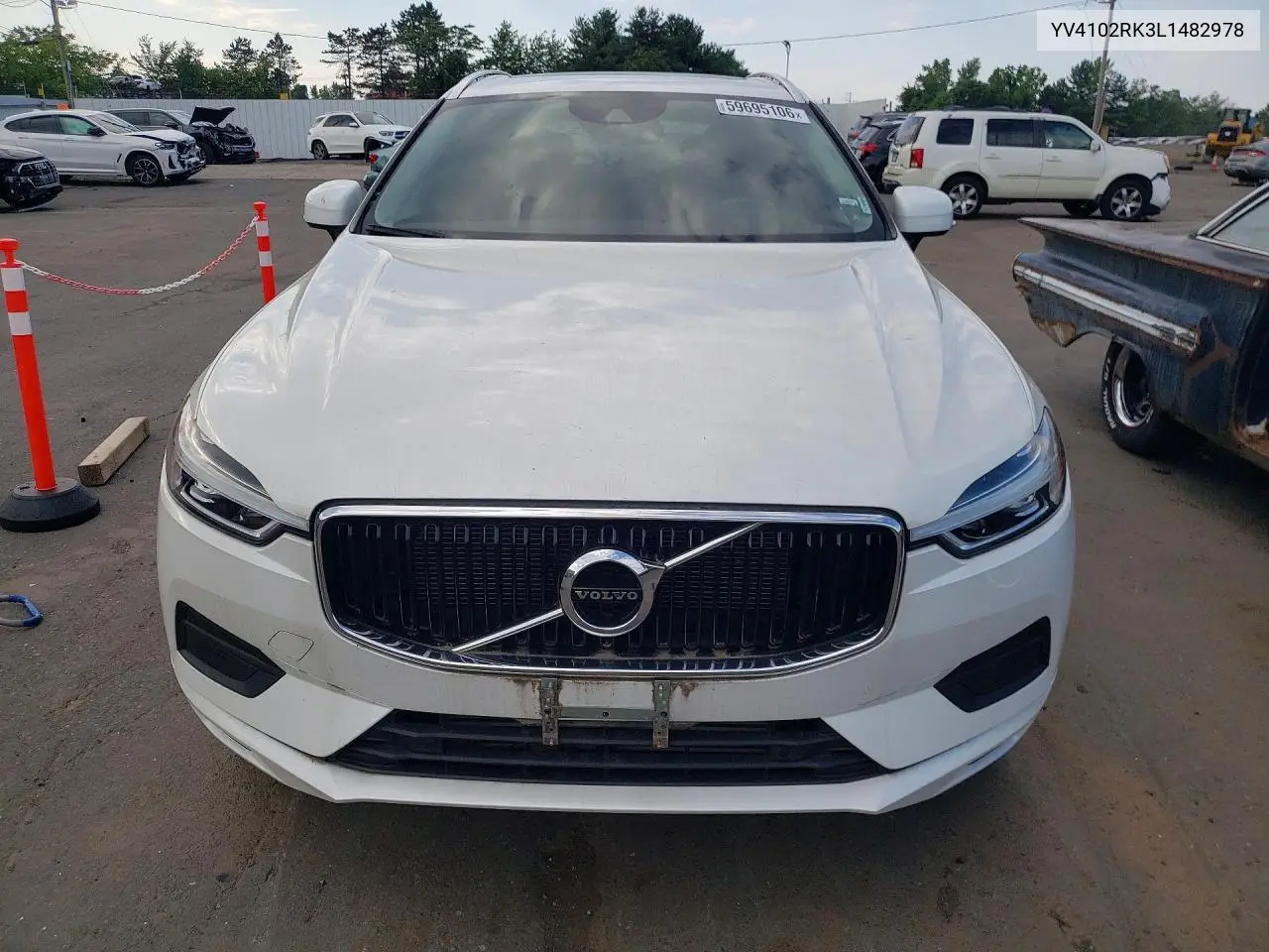 2020 Volvo Xc60 T5 Momentum VIN: YV4102RK3L1482978 Lot: 59695106