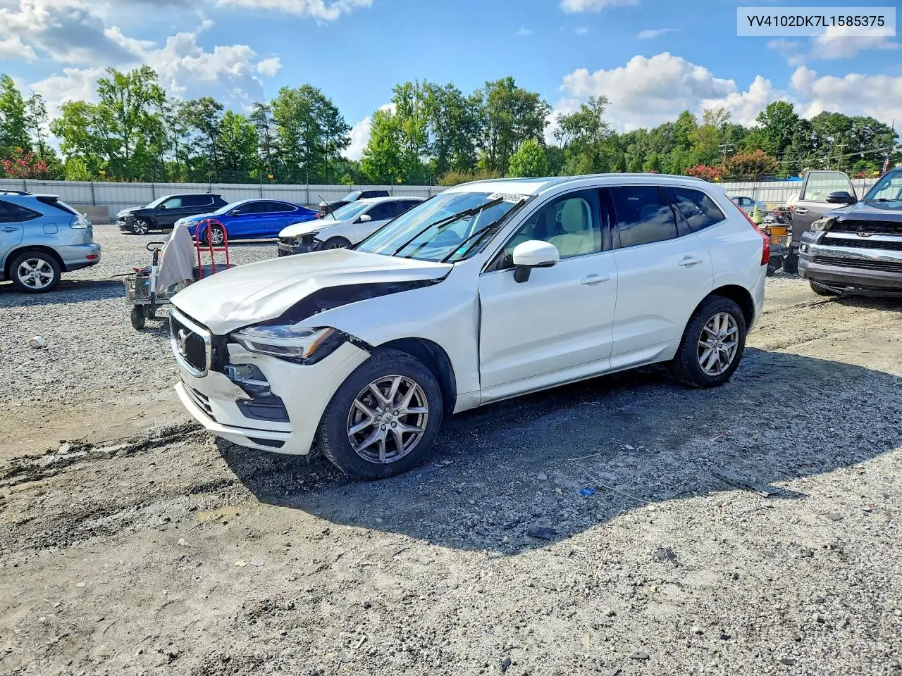 2020 Volvo Xc60 T5 Momentum VIN: YV4102DK7L1585375 Lot: 60968966
