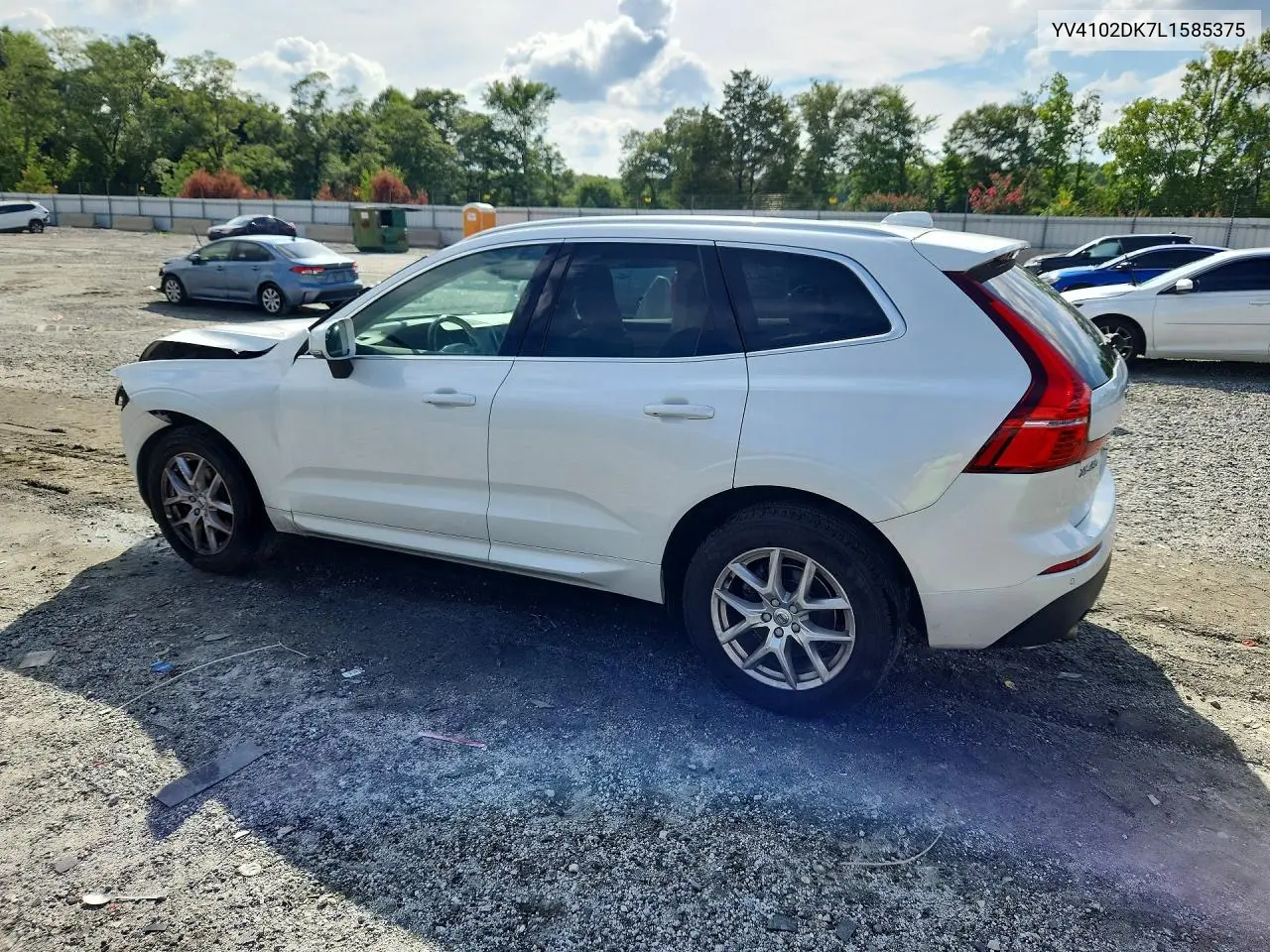 2020 Volvo Xc60 T5 Momentum VIN: YV4102DK7L1585375 Lot: 60968966
