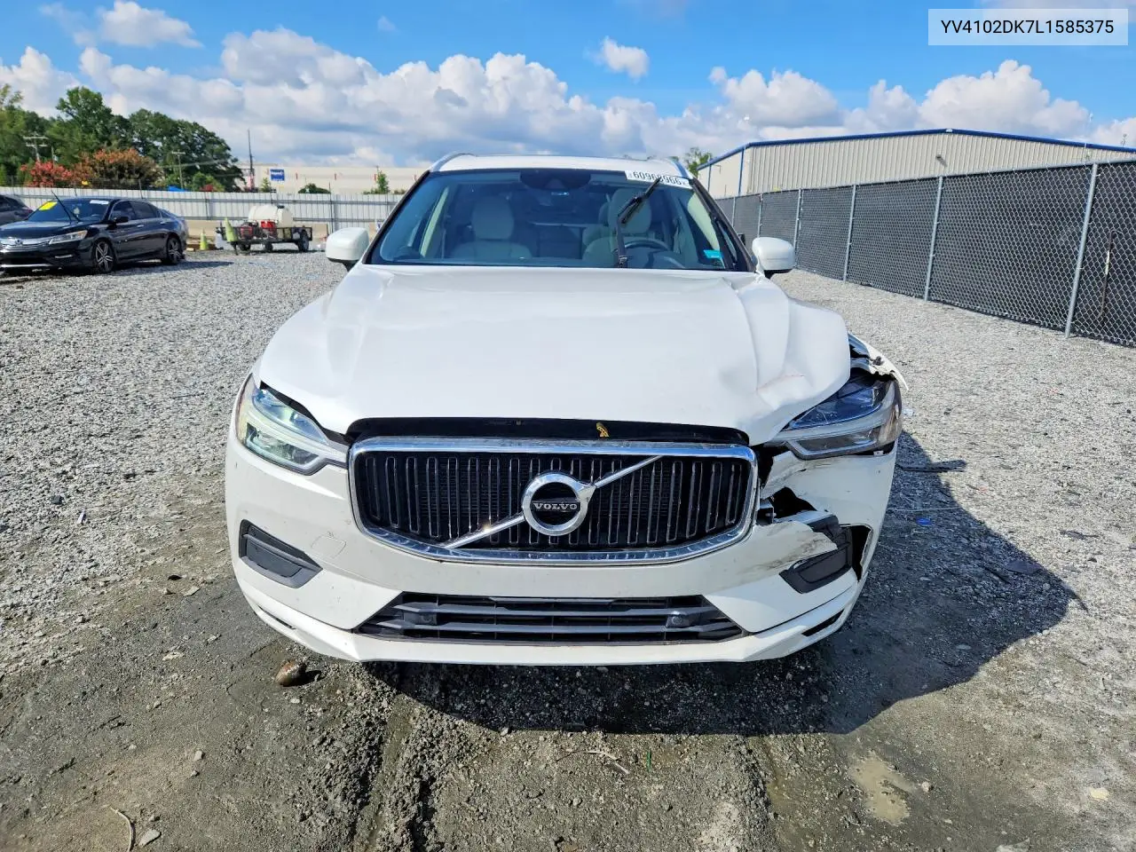 2020 Volvo Xc60 T5 Momentum VIN: YV4102DK7L1585375 Lot: 60968966