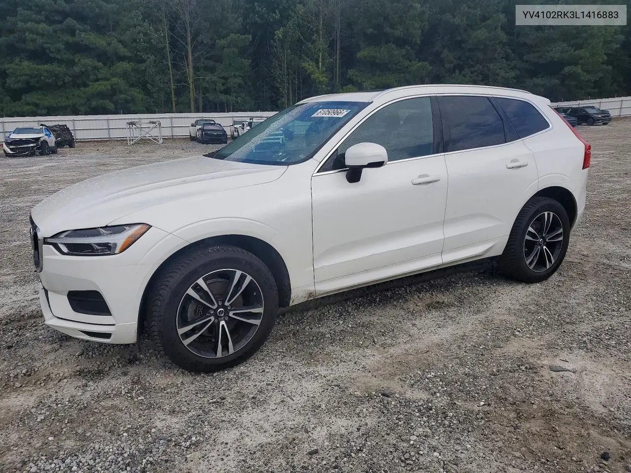 2020 Volvo Xc60 T5 Momentum VIN: YV4102RK3L1416883 Lot: 61050966