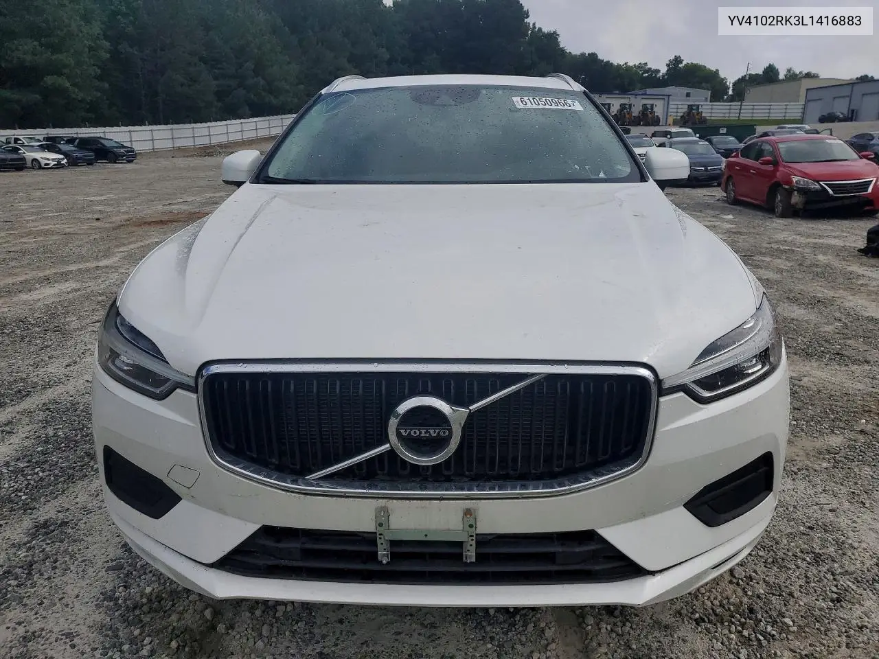 2020 Volvo Xc60 T5 Momentum VIN: YV4102RK3L1416883 Lot: 61050966