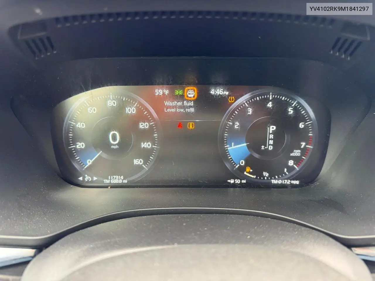 2021 Volvo Xc60 T5 Momentum VIN: YV4102RK9M1841297 Lot: 53568566