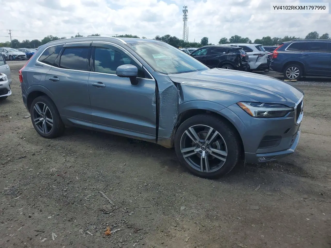 2021 Volvo Xc60 T5 Momentum VIN: YV4102RKXM1797990 Lot: 58382556