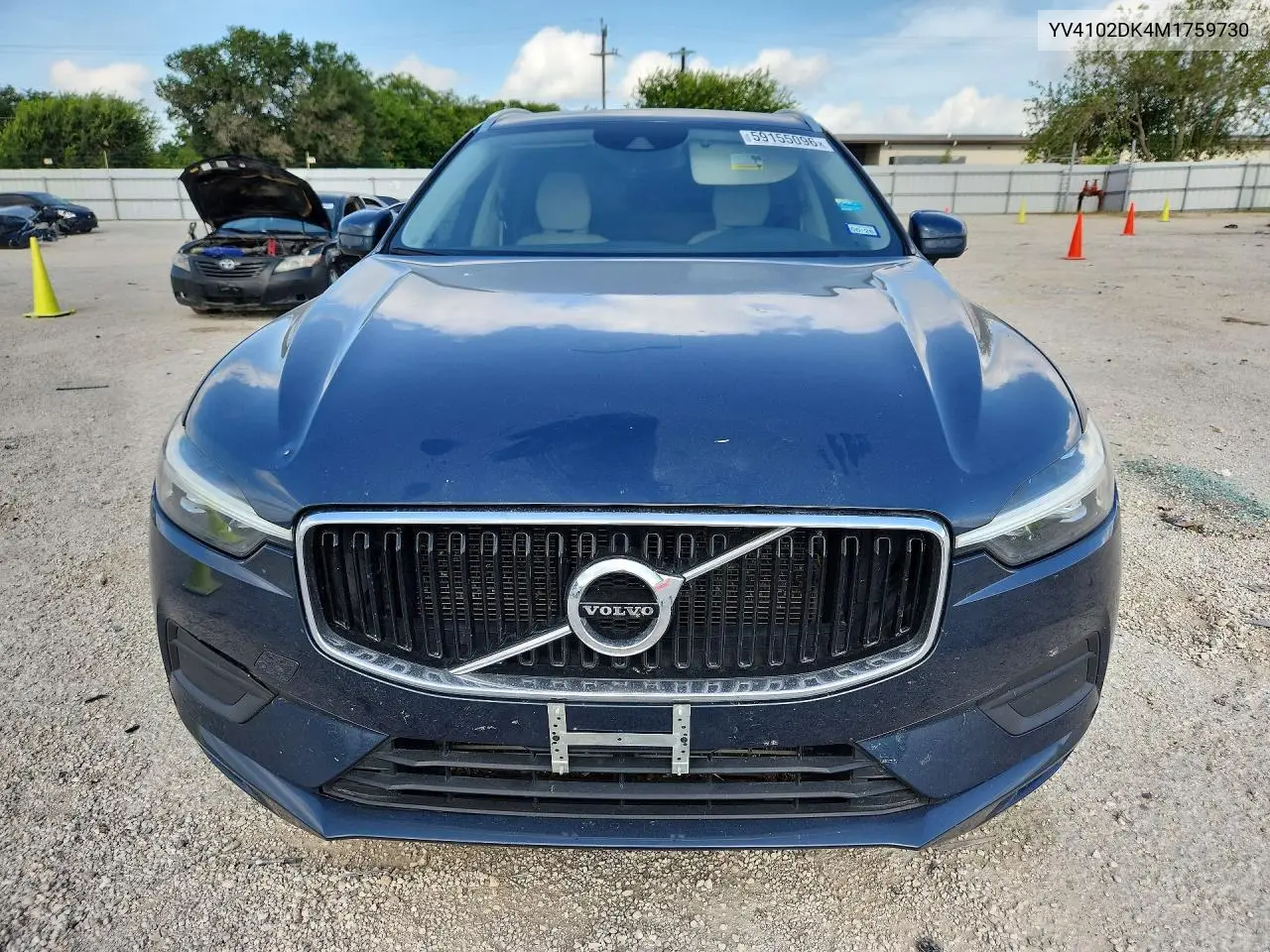 2021 Volvo Xc60 T5 Momentum VIN: YV4102DK4M1759730 Lot: 59155096