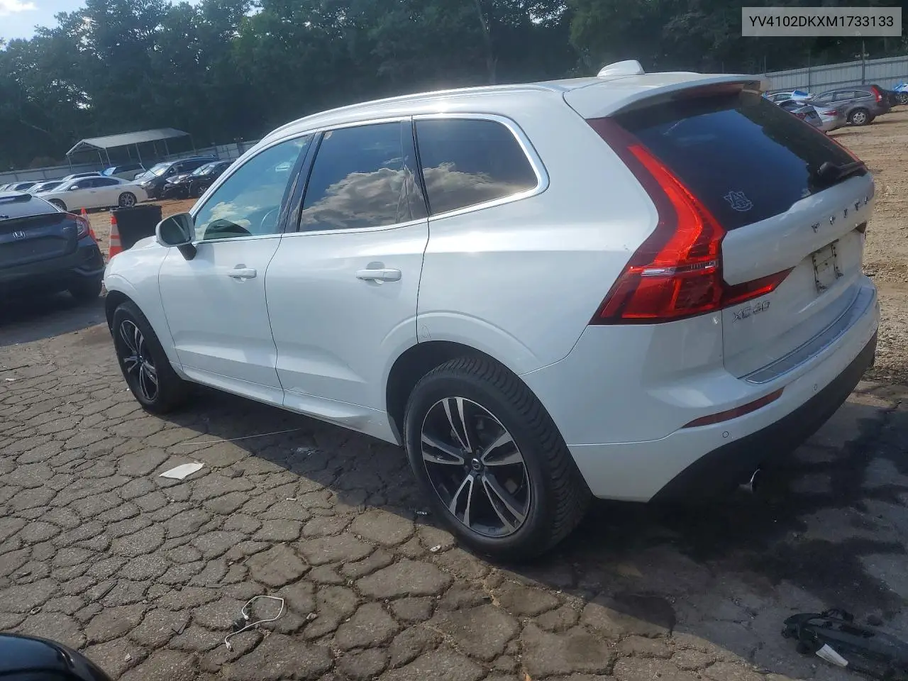 2021 Volvo Xc60 T5 Momentum VIN: YV4102DKXM1733133 Lot: 59993926
