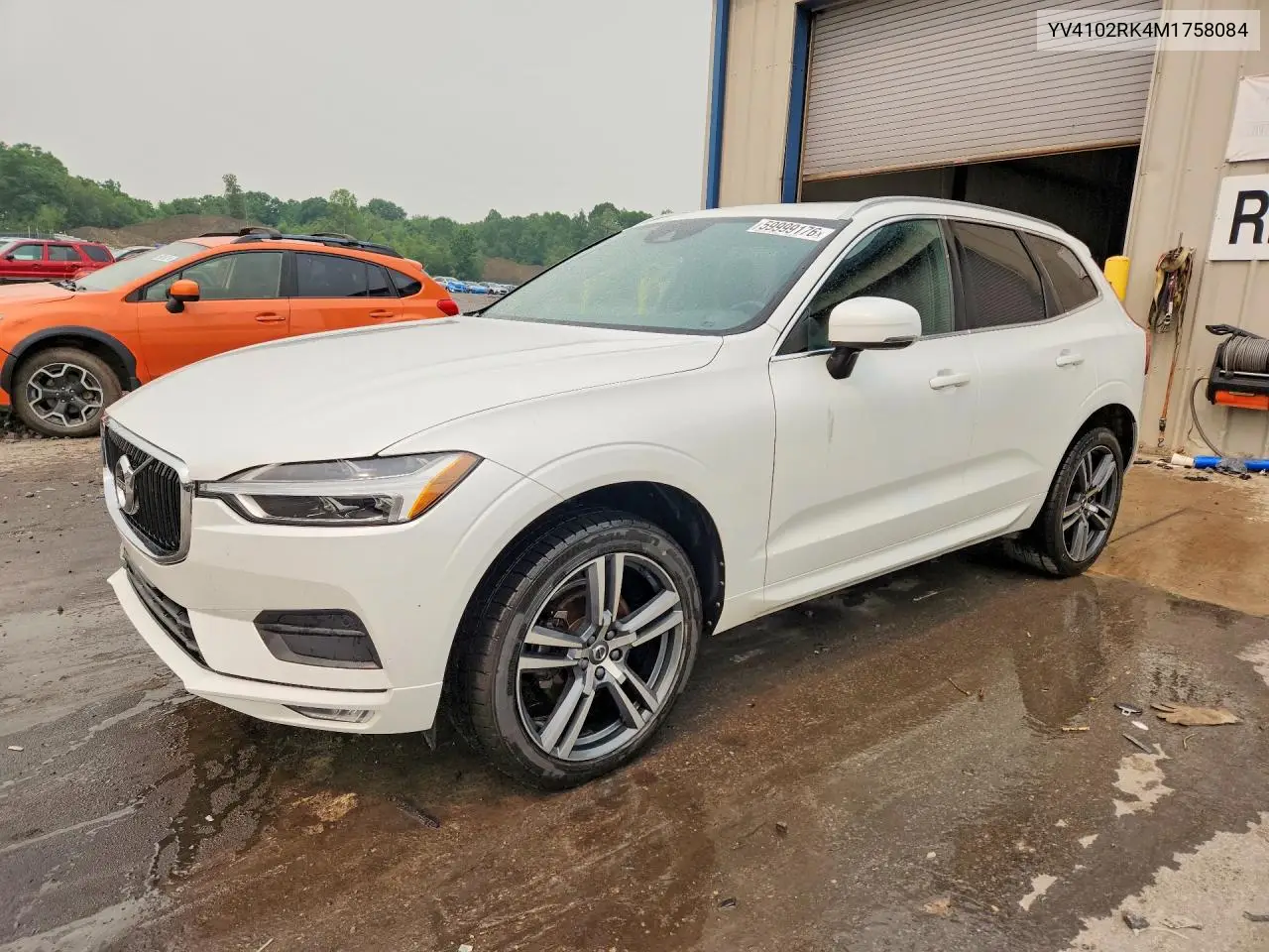 2021 Volvo Xc60 T5 Momentum VIN: YV4102RK4M1758084 Lot: 59999176
