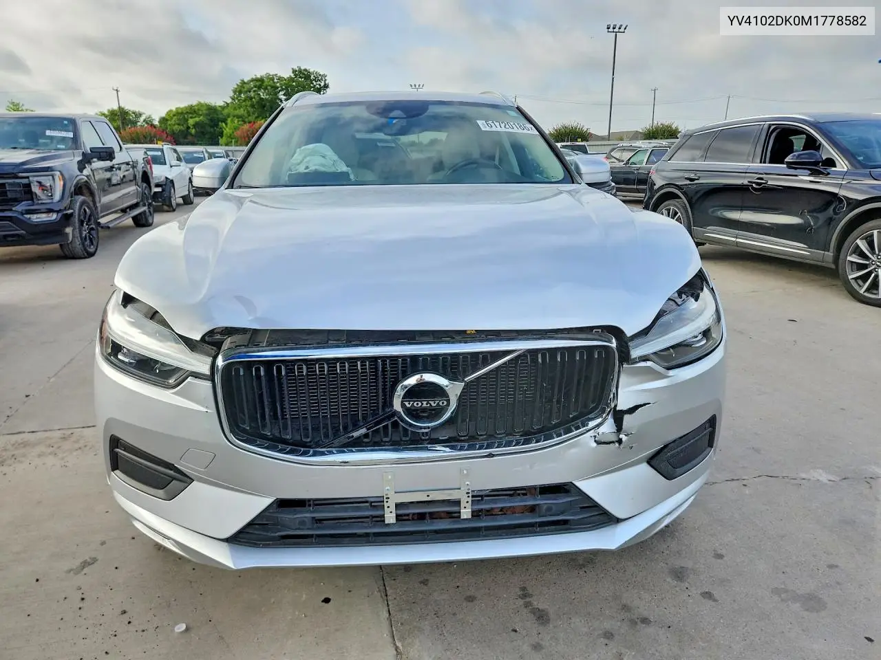 2021 Volvo Xc60 T5 Momentum VIN: YV4102DK0M1778582 Lot: 61720186