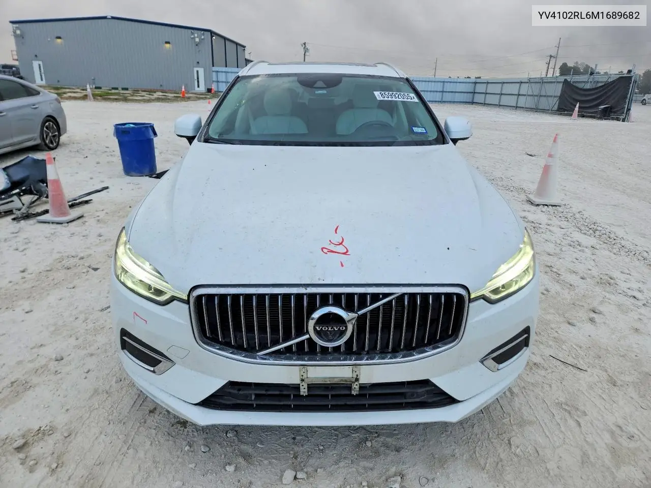 2021 Volvo Xc60 T5 Inscription VIN: YV4102RL6M1689682 Lot: 85992055