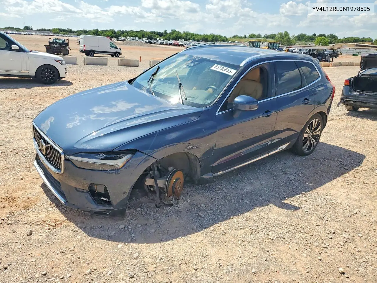 2022 Volvo Xc60 B5 Inscription VIN: YV4L12RL0N1978595 Lot: 55786656