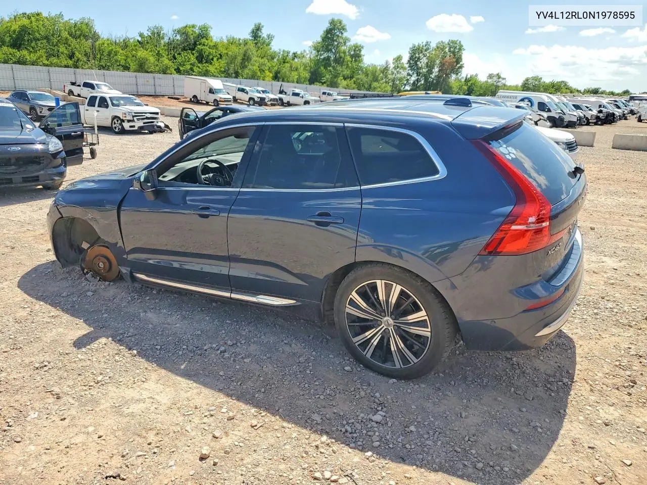 2022 Volvo Xc60 B5 Inscription VIN: YV4L12RL0N1978595 Lot: 55786656
