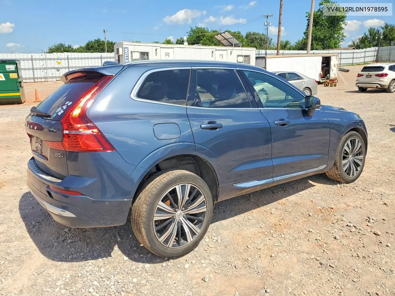 2022 Volvo Xc60 B5 Inscription VIN: YV4L12RL0N1978595 Lot: 55786656