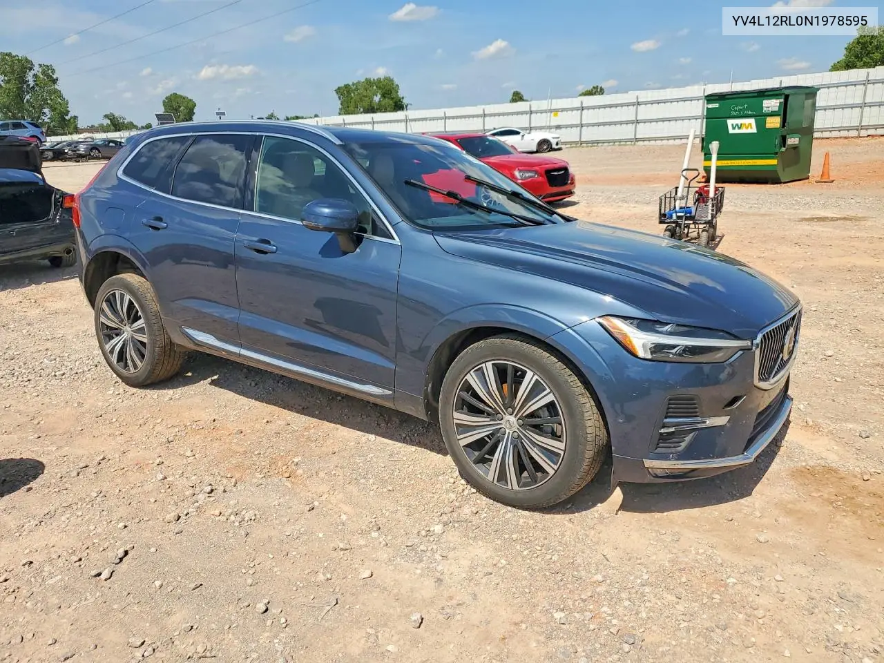 2022 Volvo Xc60 B5 Inscription VIN: YV4L12RL0N1978595 Lot: 55786656