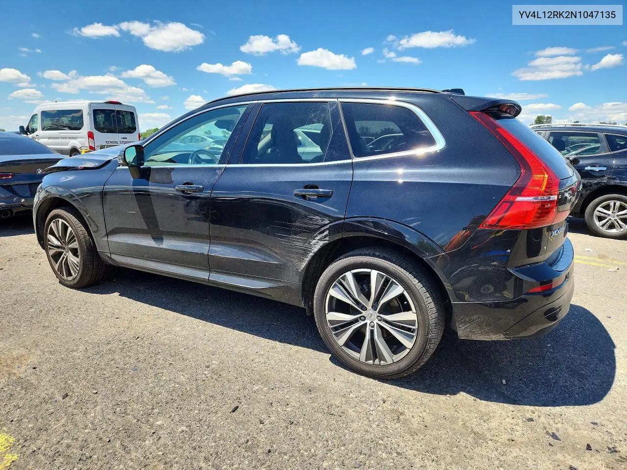 2022 Volvo Xc60 B5 Momentum VIN: YV4L12RK2N1047135 Lot: 58423916