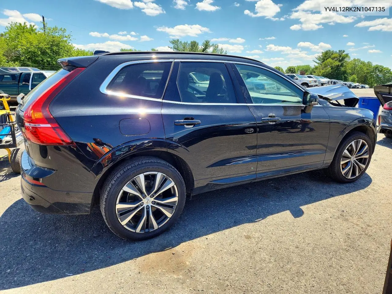 2022 Volvo Xc60 B5 Momentum VIN: YV4L12RK2N1047135 Lot: 58423916