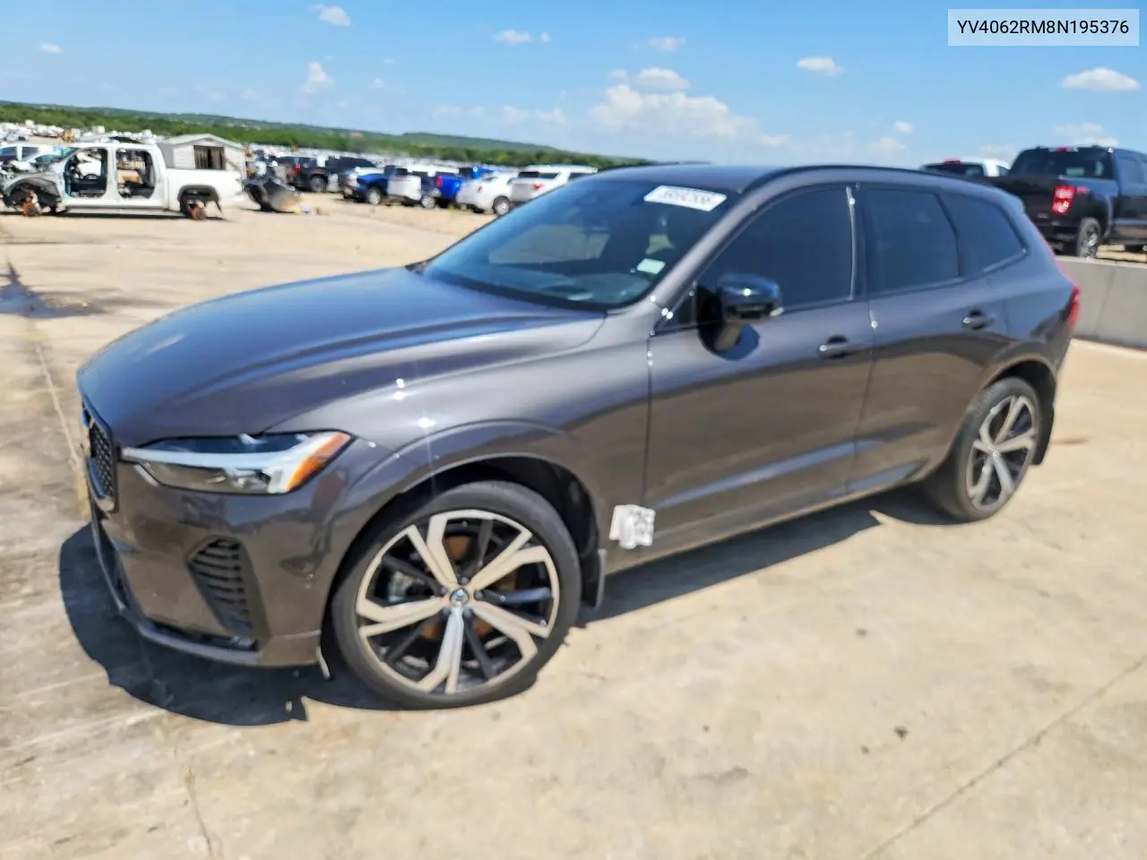 2022 Volvo Xc60 B6 R-Design VIN: YV4062RM8N1953876 Lot: 59592556