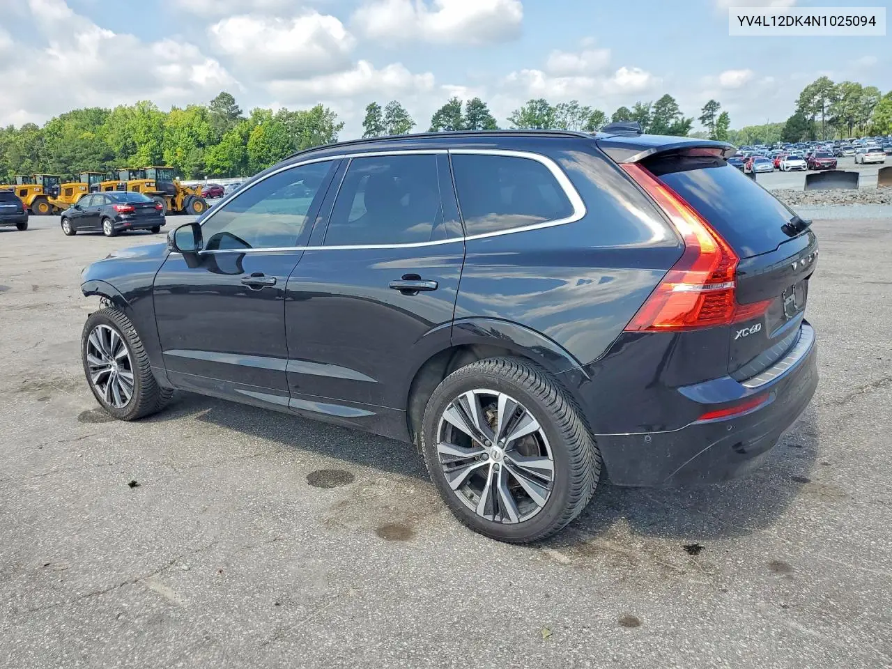 2022 Volvo Xc60 B5 Momentum VIN: YV4L12DK4N1025094 Lot: 59663746