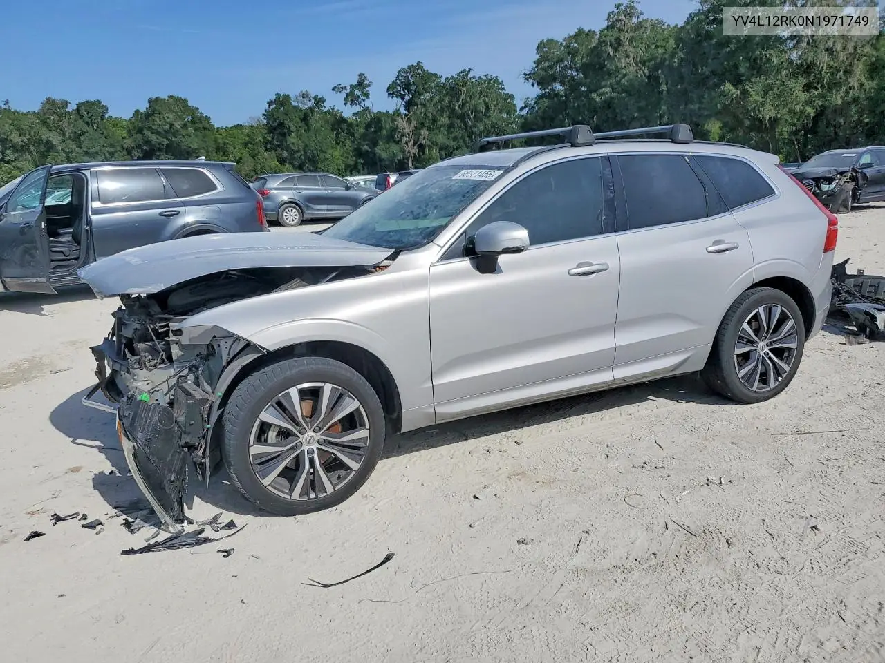 2022 Volvo Xc60 B5 Momentum VIN: YV4L12RK0N1971749 Lot: 60571456