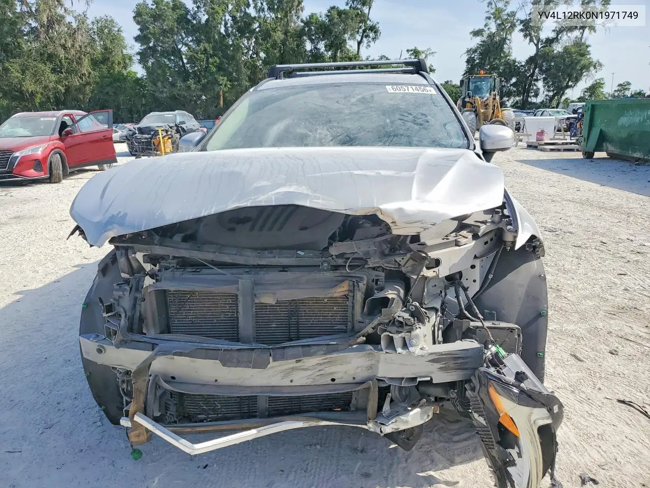 2022 Volvo Xc60 B5 Momentum VIN: YV4L12RK0N1971749 Lot: 60571456