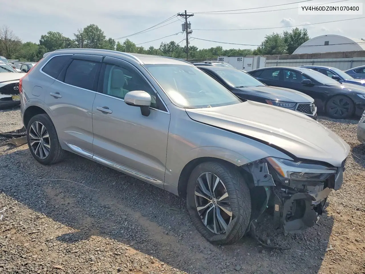 2022 Volvo Xc60 T8 Recharge Inscription Express VIN: YV4H60DZ0N1070400 Lot: 60799256