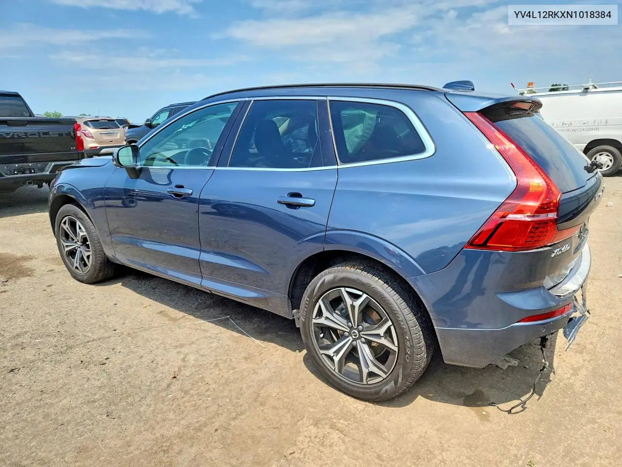 2022 Volvo Xc60 B5 Momentum VIN: YV4L12RKXN1018384 Lot: 60920366