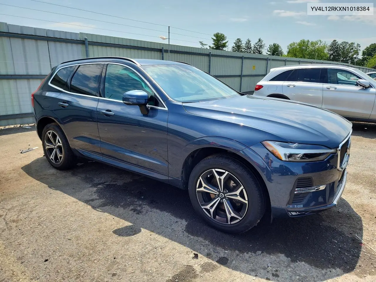 2022 Volvo Xc60 B5 Momentum VIN: YV4L12RKXN1018384 Lot: 60920366