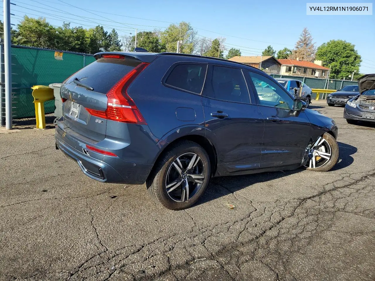 2022 Volvo Xc60 B5 R-Design VIN: YV4L12RM1N1906071 Lot: 61673896