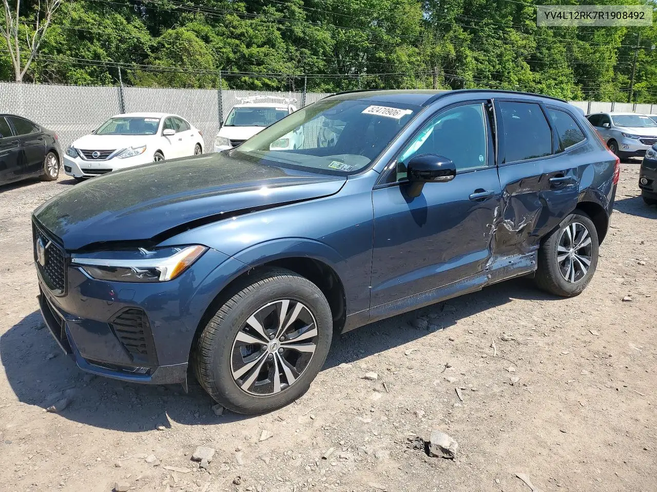 2024 Volvo Xc60 Core VIN: YV4L12RK7R1908492 Lot: 52470906