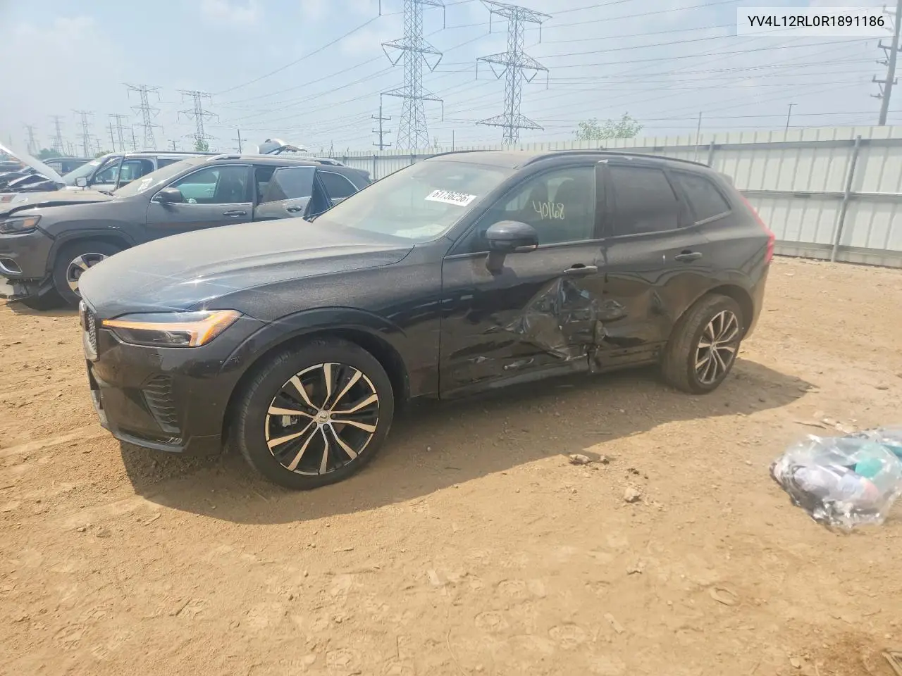 2024 Volvo Xc60 Plus VIN: YV4L12RL0R1891186 Lot: 61736256