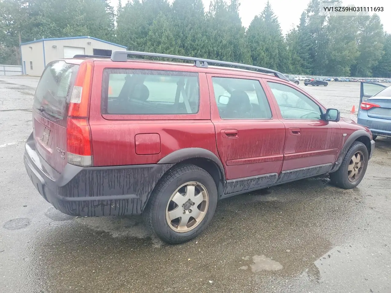 2003 Volvo Xc70 VIN: YV1SZ59H031111693 Lot: 59900076