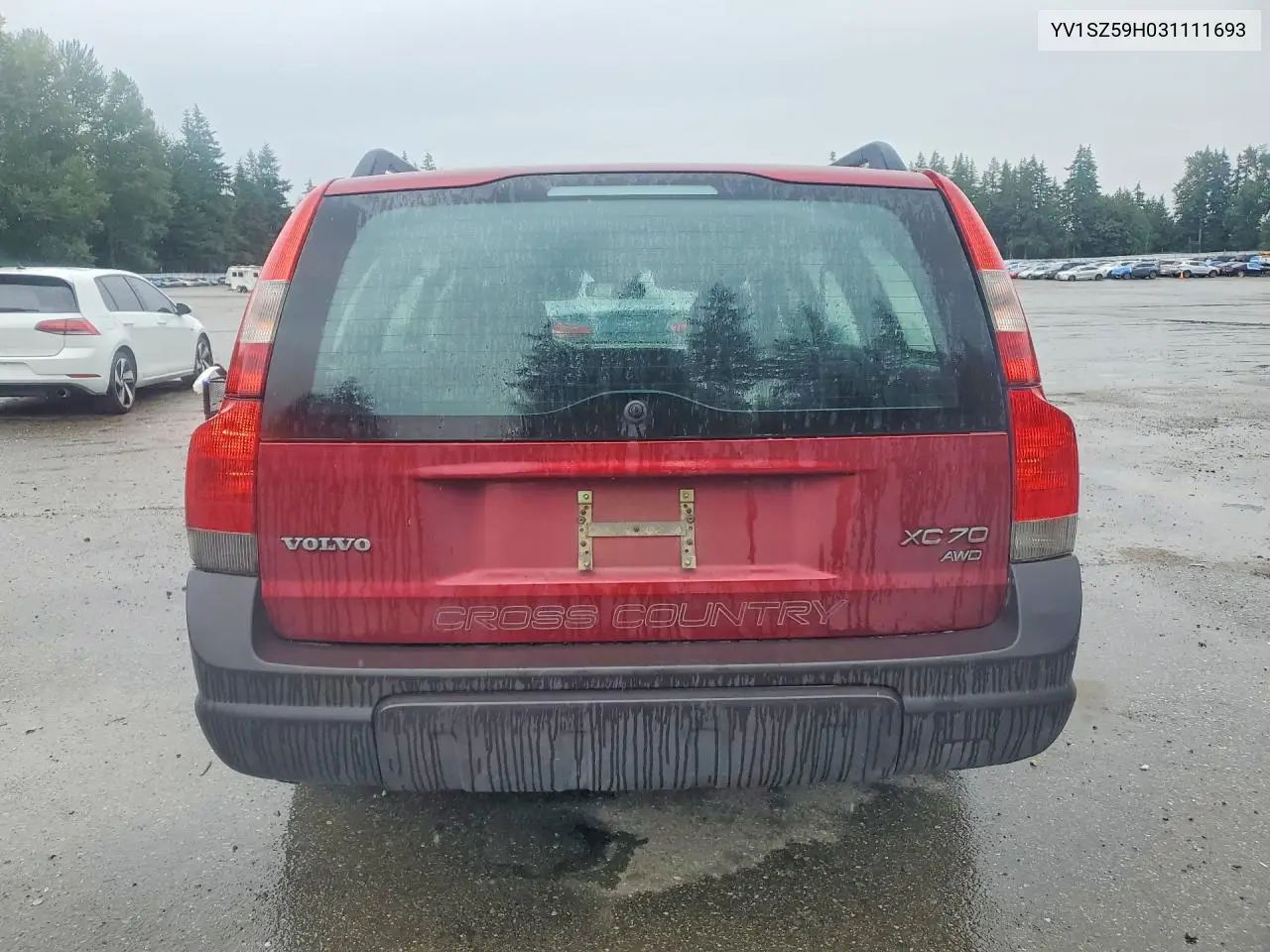 2003 Volvo Xc70 VIN: YV1SZ59H031111693 Lot: 59900076