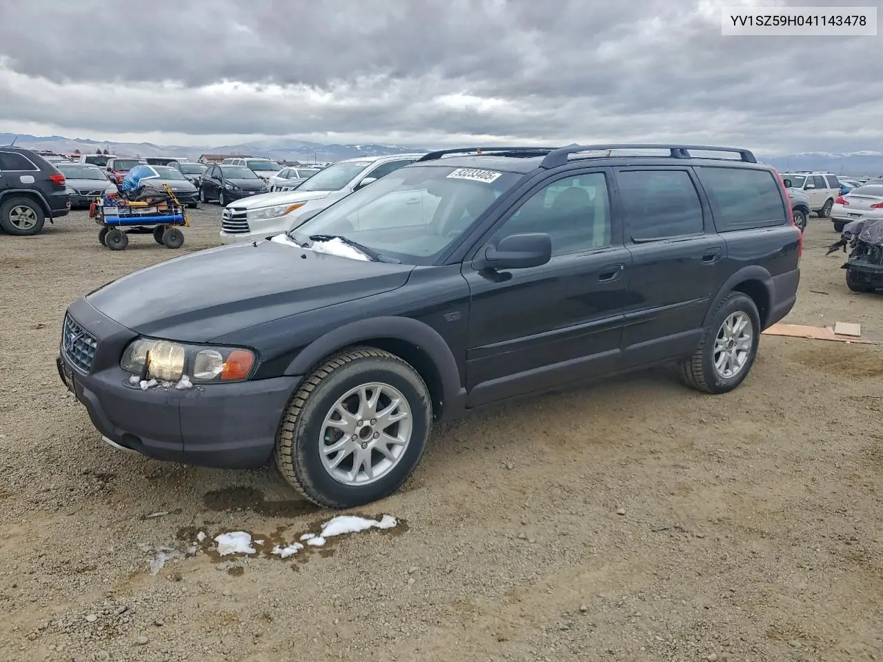 2004 Volvo Xc70 VIN: YV1SZ59H041143478 Lot: 49591806