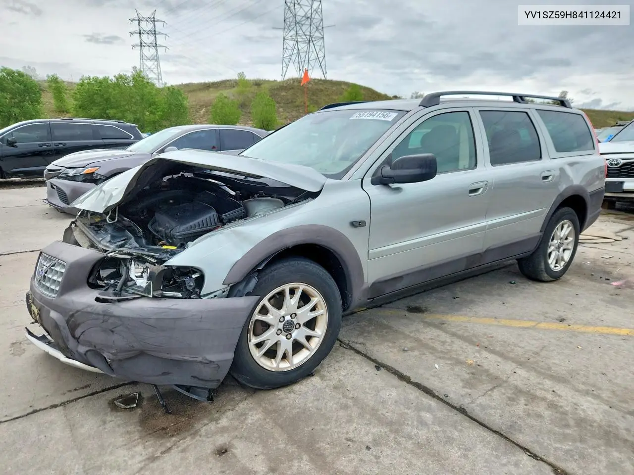 2004 Volvo Xc70 VIN: YV1SZ59H841124421 Lot: 55194156