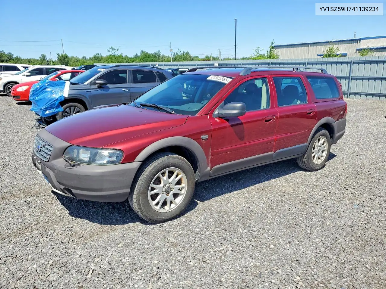 2004 Volvo Xc70 VIN: YV1SZ59H741139234 Lot: 61525586