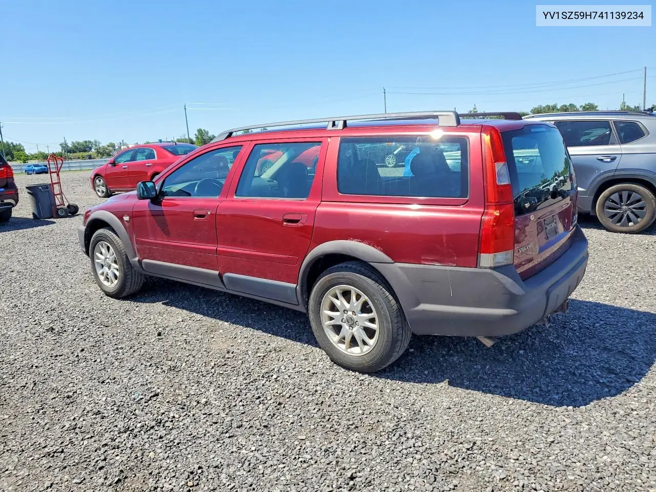 2004 Volvo Xc70 VIN: YV1SZ59H741139234 Lot: 61525586